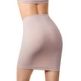 thumbnail image 1 of +MD Women's Shapewear High Waisted Nylon Firm Tummy Control Half Slip Body Shaper Nude XXLarge, 1 of 1