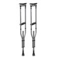 thumbnail image 1 of MD by Drive Air-Crutch™, Lightweight Underarm Walking Crutch for Adults, 300 lbs Capacity, Ergonomic Gel Grip (Slate), 1 of 18