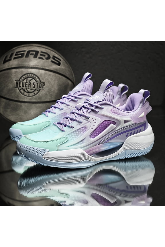 MD combination rubber sole basketball shoes, men's and women's running shoes, sports running shoes