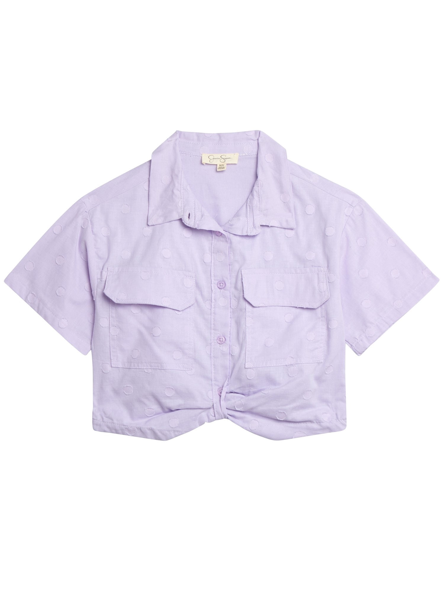 Jessica Simpson Girls Swiss Dot Fashion Top, Sizes 7-16