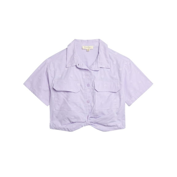 Jessica Simpson Girls Swiss Dot Fashion Top, Sizes 7-16