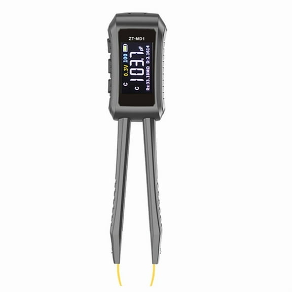 -MD1 Intelligent Tweezers Digital Bridge Tester, Automatic Measurement of Resistance, Capacitance & Inductance