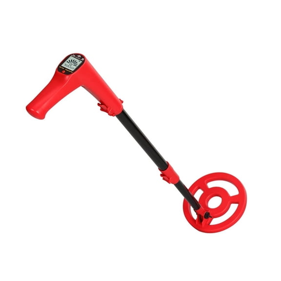 MD1009 Handheld Metal Detector Outdoor Coins Positioning Device Underground Outdoor Science Detector Metal Finder Red