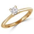 thumbnail image 1 of MD170178-4.75 0.3 CT Round Diamond Solitaire Engagement Ring in 10K Yellow Gold - 4.75, 1 of 1