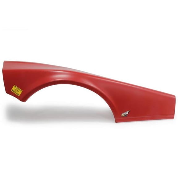 MD3 Plastic Half Driver Side Fender Fender, Red