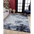 thumbnail image 1 of MDA Home Angel 4'x6' Abstract Modern Fabric Area Rug in Blue, 1 of 5