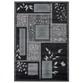 thumbnail image 1 of MDA Home Glamour Black/Gray Polypropylene Area Rug - 6'9" x 9'6", 1 of 4