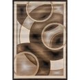 thumbnail image 1 of MDA Home Glamour Dark Brown/Black Polypropylene Area Rug - 3'9" x 5'9", 1 of 3