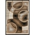 thumbnail image 1 of MDA Home Glamour Dark Brown/Black Polypropylene Area Rug - 5'2" x 7'5", 1 of 4