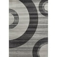 thumbnail image 1 of MDA Home Glamour Gray/Black Geometric Polypropylene Area Rug - 8'7" x 11'11", 1 of 3