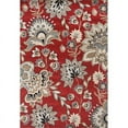 thumbnail image 1 of MDA Home Glamour Red Floral Polypropylene Area Rug - 8'7" x 11'11", 1 of 2