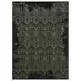 thumbnail image 1 of MDA Home Ksamil 3'8" x 5'7" Geometric Area Rug in Black/Gold, 1 of 5