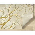 thumbnail image 1 of MDA Home Ksamil 5'3" x 7'3" Abstract Area Rug in Beige and Gold, 1 of 5
