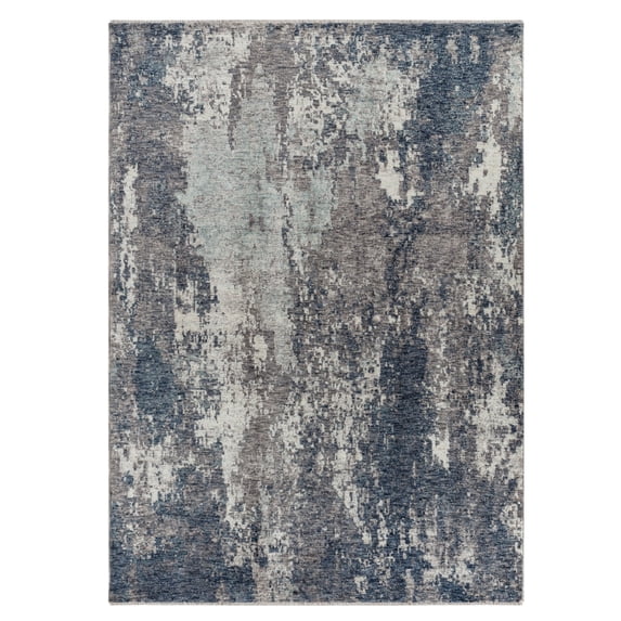 MDA Home Legacy Collection Abstract Gray Area Rug - 5'10 x 8'10