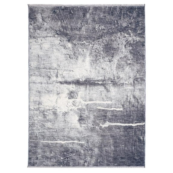 MDA Home Legacy Collection Stormy Blue Area Rug - 7'10 x 10'9