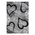 thumbnail image 1 of MDA Home Miglena Gray/Black Polypropylene Area Rug - 2'1" x 3'3", 1 of 3