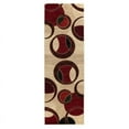 thumbnail image 1 of MDA Home Orelsi Cream Contemporary Polypropylene Area Rug - 2'8'' X 8'1'', 1 of 3
