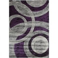 thumbnail image 1 of MDA Home Orelsi Gray/Purple Contemporary Polypropylene Area Rug - 8'7" x 11'11", 1 of 3