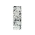 thumbnail image 1 of MDA Home Petra Gray Contemporary Polypropylene Area Rug - 2'8" x 8'1", 1 of 3
