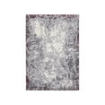 thumbnail image 1 of MDA Home Petra Gray/Purple Contemporary Polypropylene Area Rug - 3'9" x 5'9", 1 of 5