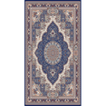 thumbnail image 1 of MDA Home Prime Navy Blue/Multi-Color Polyester Area Rug - 5'2" x 7'5", 1 of 4