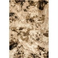 thumbnail image 1 of MDA Home Rhodes 2'1"x3'3" Abstract Area Rug in White/Gray/Brown, 1 of 3