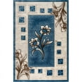 thumbnail image 1 of MDA Home Rhodes Blue Transitional Polypropylene Area Rug - 6'9" x 9'6", 1 of 5