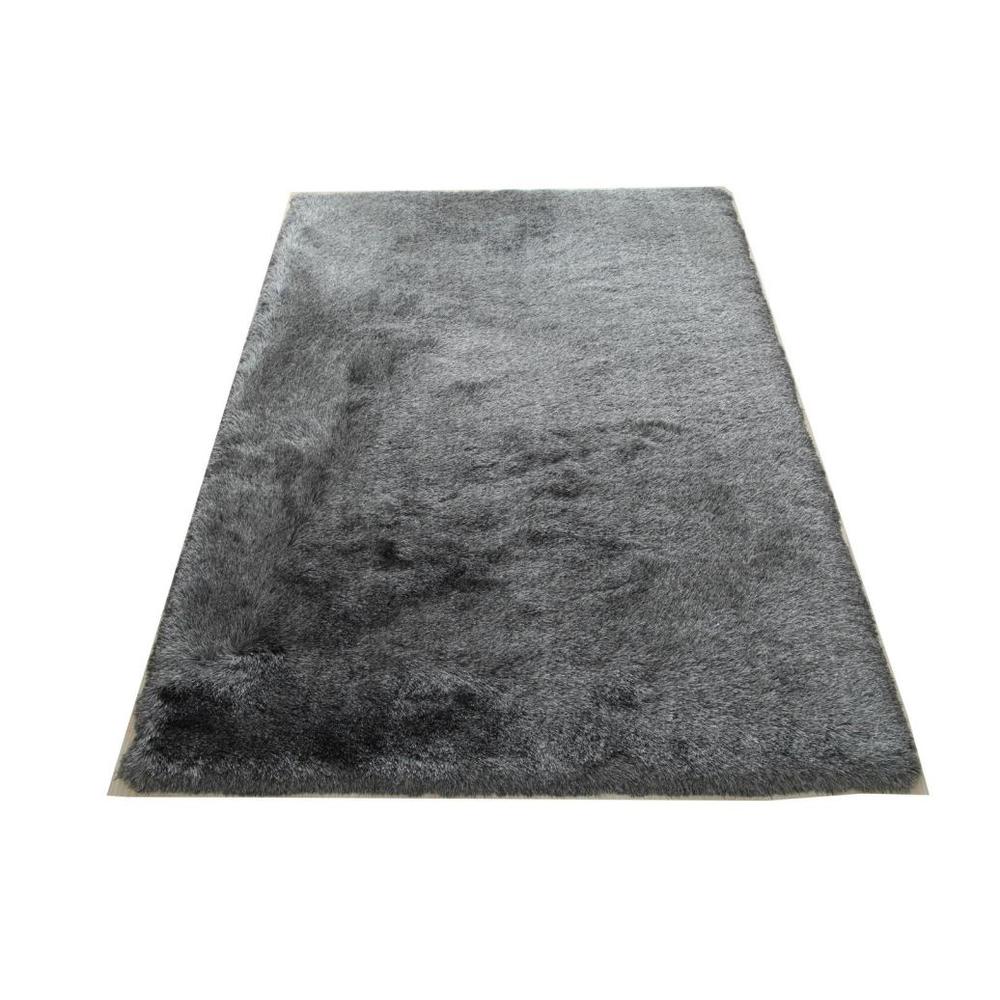 Thick Grey Rug MDA Home Urban Thick Gray Shag Polyester Area Rug - 8' x 10' - Walmart.com