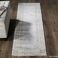 thumbnail image 1 of Brooklyn Collection Cream And Gold 2'4" X 7'10" Runner Rugs BK0228, 1 of 6