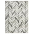 thumbnail image 1 of Brooklyn Collection Gray And Dark Gray 5'3" X 7'3" Area Rugs BK0758, 1 of 5
