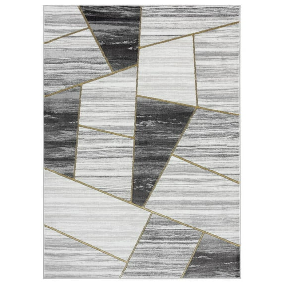 MDA RUGS BROOKLYN L.GREY BK01 7'10" X 10'10"