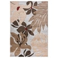 thumbnail image 1 of MDA Home Glamour Floral Gray/Brown Polypropylene Area Rug - 9'6" x 13'10", 1 of 4