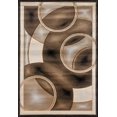 thumbnail image 1 of MDA Home Glamour Dark Brown/Black Polypropylene Area Rug - 8'7" x 11'11", 1 of 5