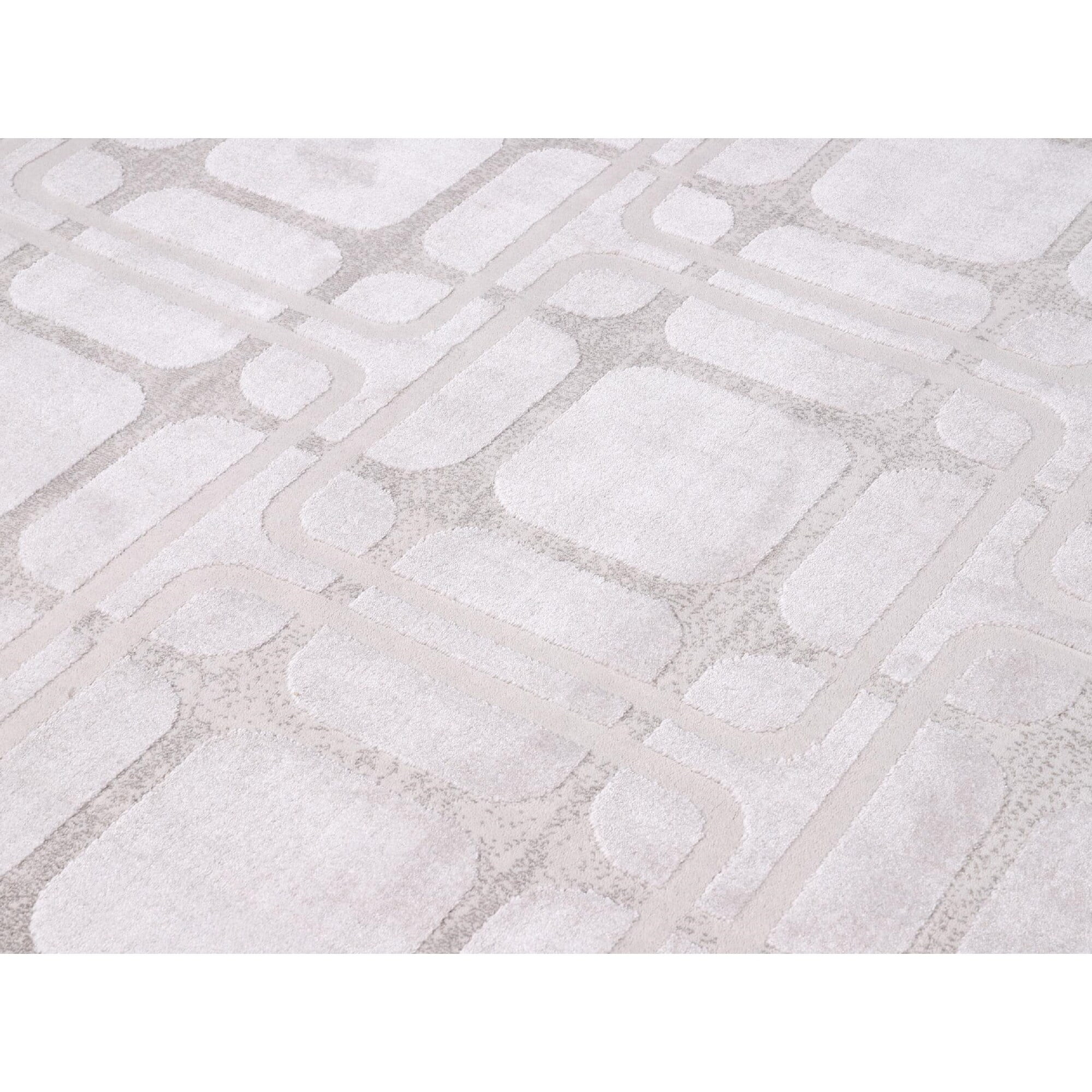 Hypnos Multicolor Geometric Reversible Synthetic Rug, 5'3" x 7'7"