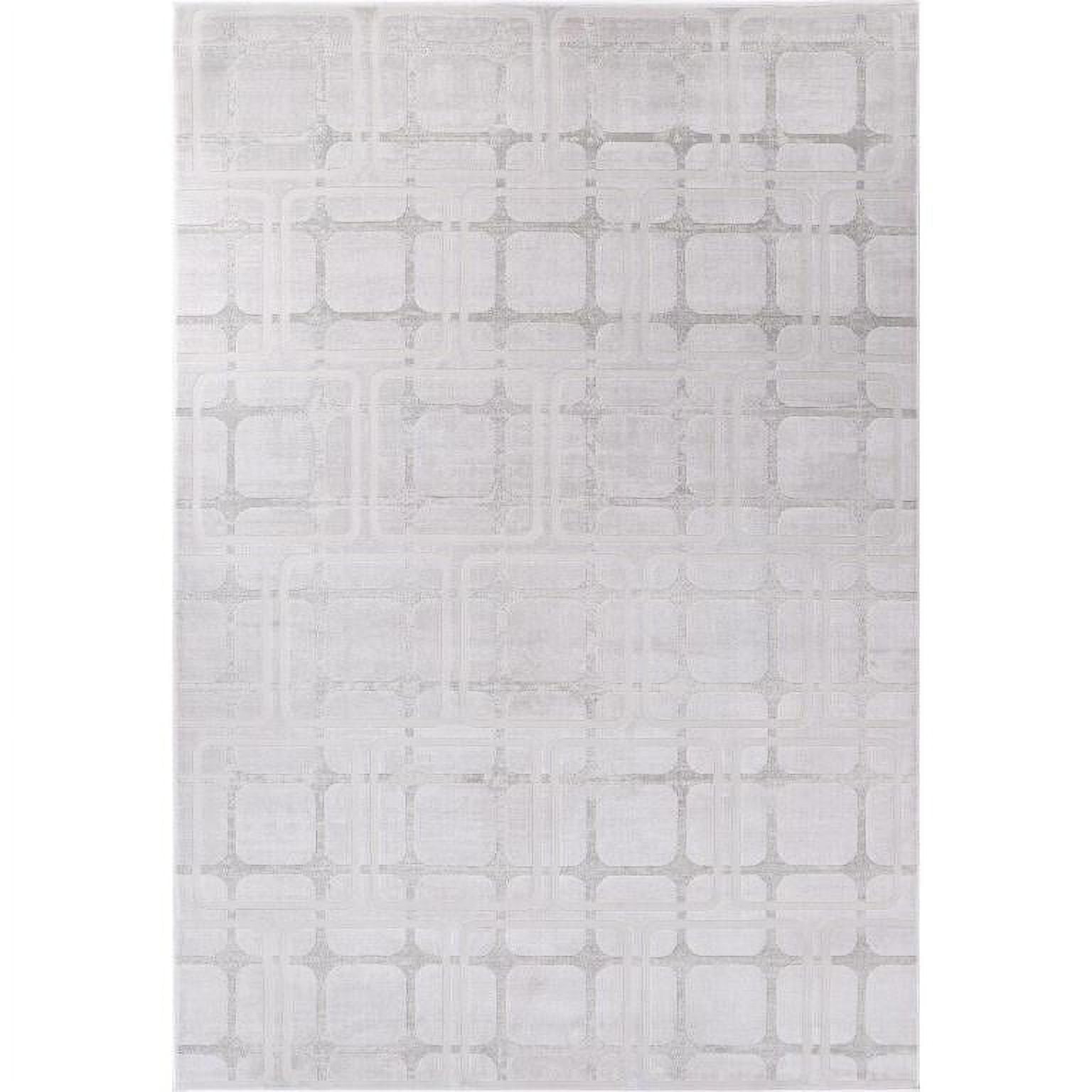 Hypnos Multicolor Geometric Reversible Synthetic Rug, 5'3" x 7'7"