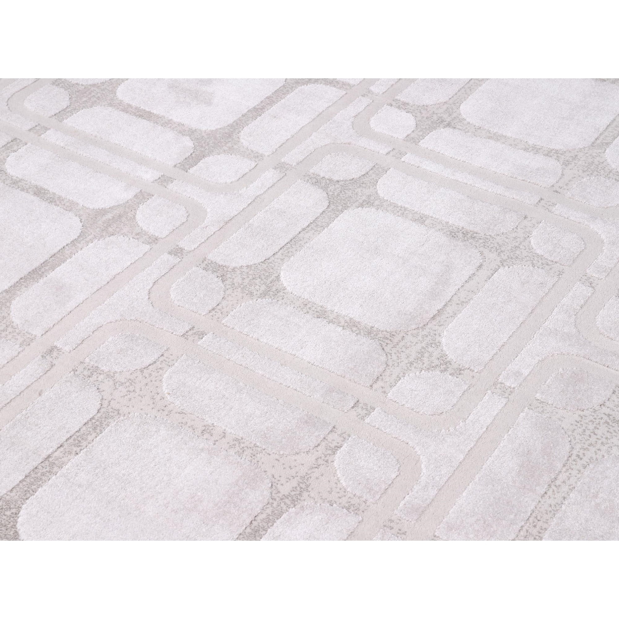 Hypnos Multicolor Geometric Reversible Synthetic Rug, 5'3" x 7'7"