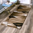 thumbnail image 1 of Orelsi Collection Polypropylene Brown And Black 2'8" X 8'1" Runner Rugs OR1028, 1 of 2