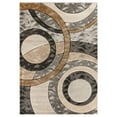 thumbnail image 1 of MDA Home Orelsi Gray/Cream Contemporary Polypropylene Area Rug - 6'9" x 9'6", 1 of 4