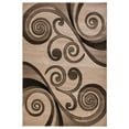 thumbnail image 1 of MDA Home Orelsi Brown/Cream Contemporary Polypropylene Area Rug - 2'1" x 3'3", 1 of 4