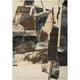thumbnail image 1 of MDA Home Rhodes 3'5"x5'5" Abstract Area Rug in White/Anthracite Gray, 1 of 5