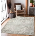 thumbnail image 1 of MDA Home Riviera Floral Light Gray Polyester Area Rug - 4' x 6', 1 of 5