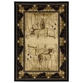 thumbnail image 1 of MDA Home Wild Life Brown Polypropylene Area Rug - 3'9'' x 5'9'', 1 of 6
