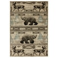 thumbnail image 1 of MDA Home Wild Life Beige/Brown Polypropylene Area Rug - 8'1'' x 10'5'', 1 of 6