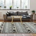 thumbnail image 1 of MDA Rug Imports Wild Life Collection Cream/Beige Area Rug 5'2'' Round 5' Round Indoor Round, 1 of 5