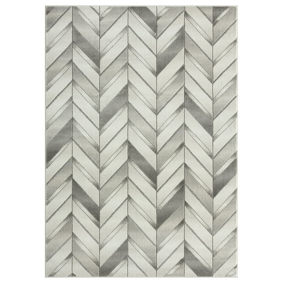 MDA Rug Imports Brooklyn Collection Abstract Chevron Area Rug 2'1" X 3'3"