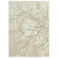 thumbnail image 1 of MDA Home Ksamil 5'3" x 7'3" Abstract Area Rug in Green/Beige, 1 of 7