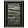 thumbnail image 1 of MDA Rug Imports Ksamil Collection Abstract Border Area Rug 7'11" x 10'10" - Black/Gold, 1 of 5