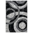 thumbnail image 1 of MDA Rug Imports Orelsi Collection Abstract Area Rug Grey/Black 6'9" x 9'6" Geometric,Abstract Stain Resistant 7' x 9' Indoor,Accent Living, 1 of 5