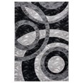 thumbnail image 1 of MDA Rug Imports Orelsi Collection Abstract Area Rug Grey/Black 9'6" x 13'10" Geometric,Abstract Stain Resistant 10' x 14' Indoor,Accent Living, 1 of 5