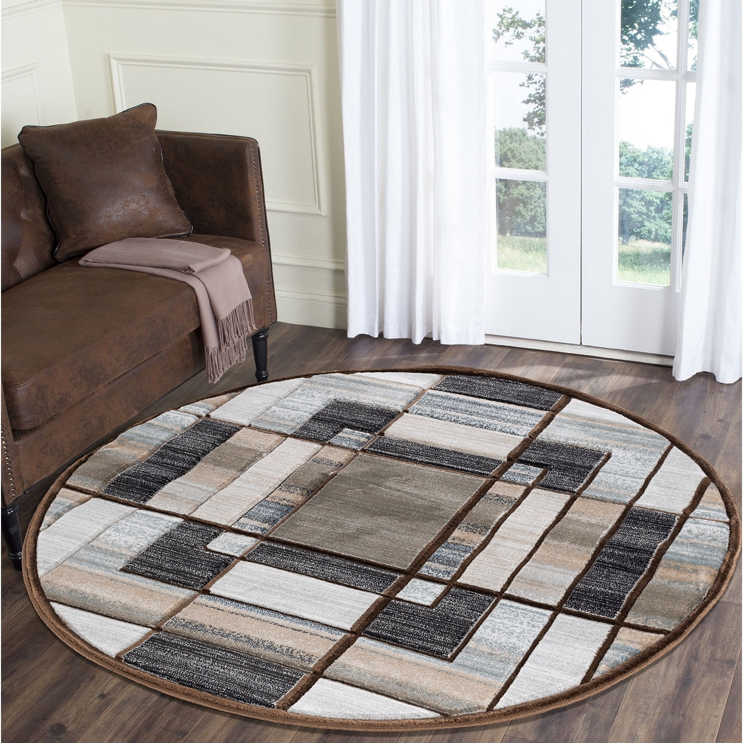 MDA Rug Imports Orelsi Collection Abstract Area Rug with Hand Carved ...